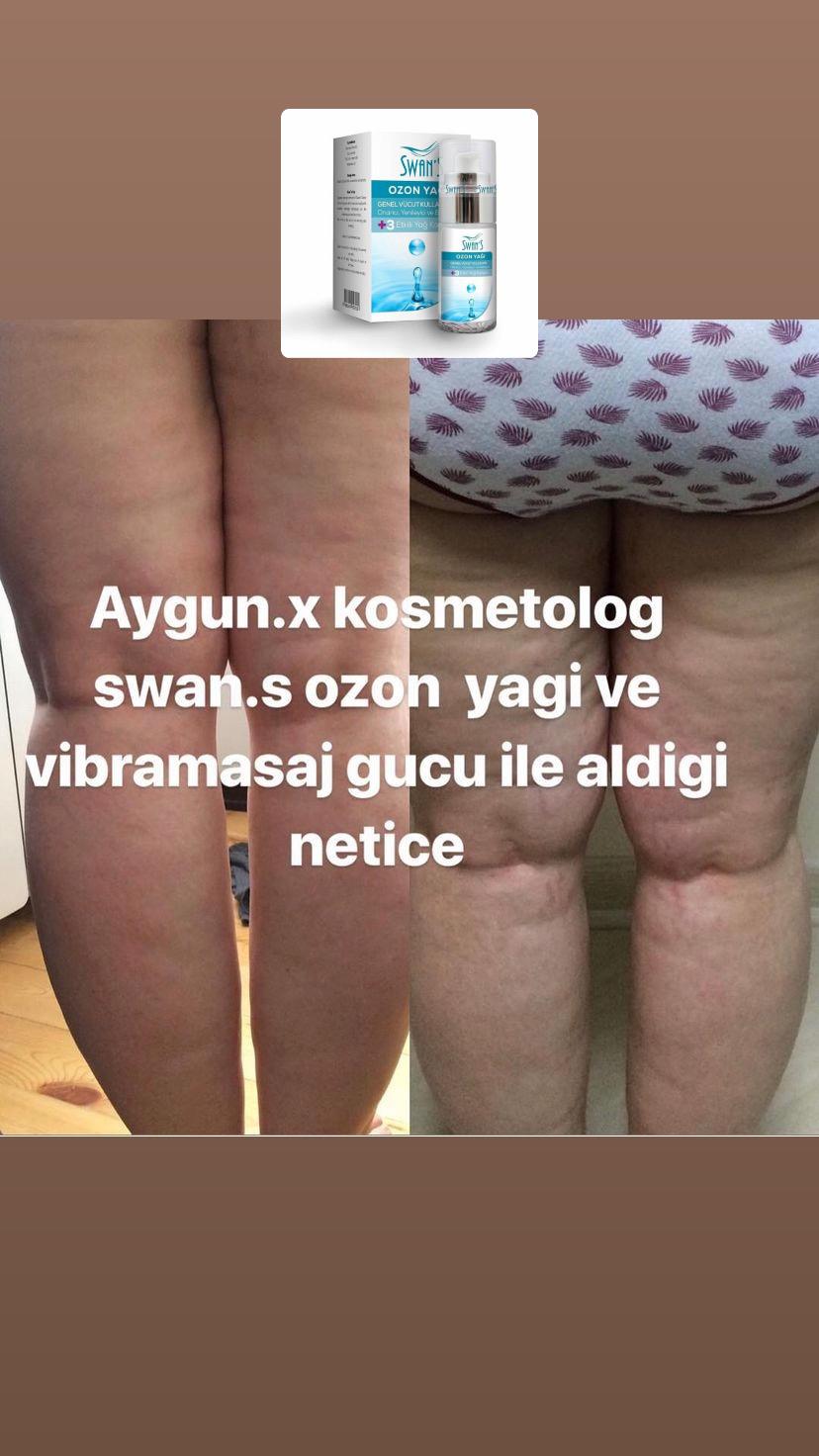 Swans Ozon Yağı Vücut Kullanımı Şeffaf Şişe 40ml