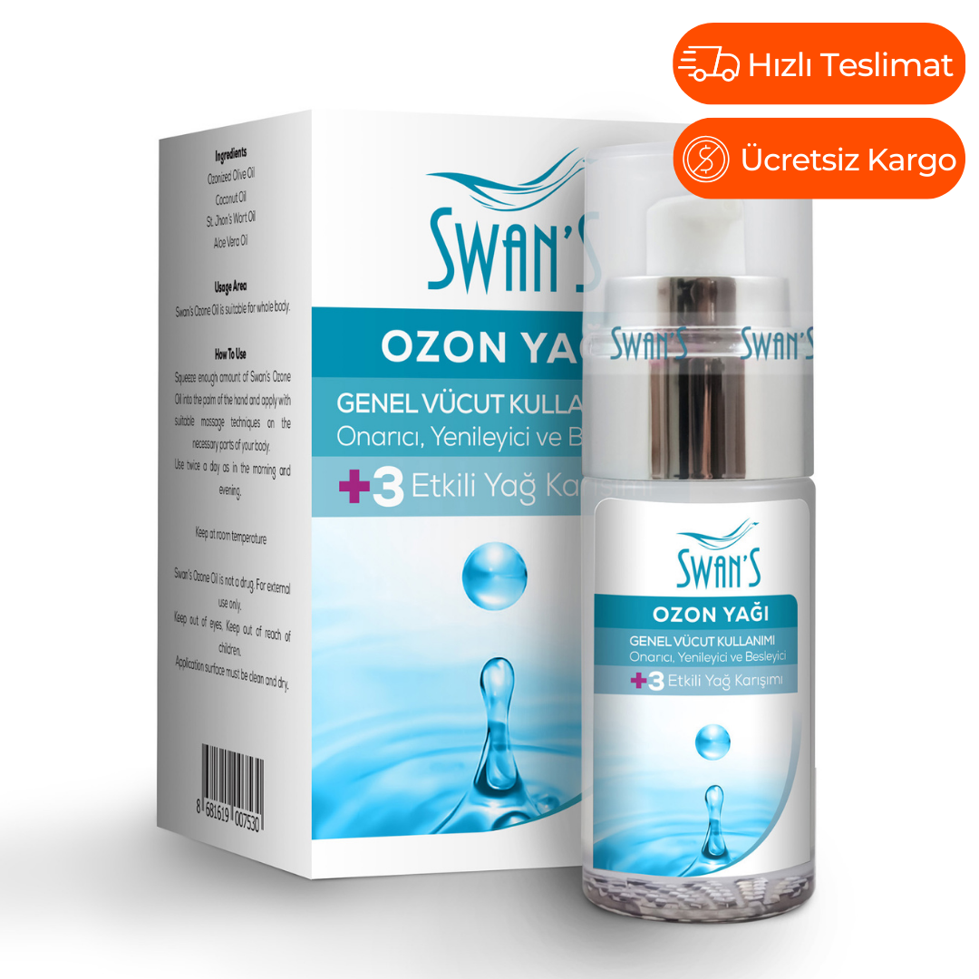 Swans Ozon Yağı   Vücut Kullanımı Şeffaf Şişe 40ml
